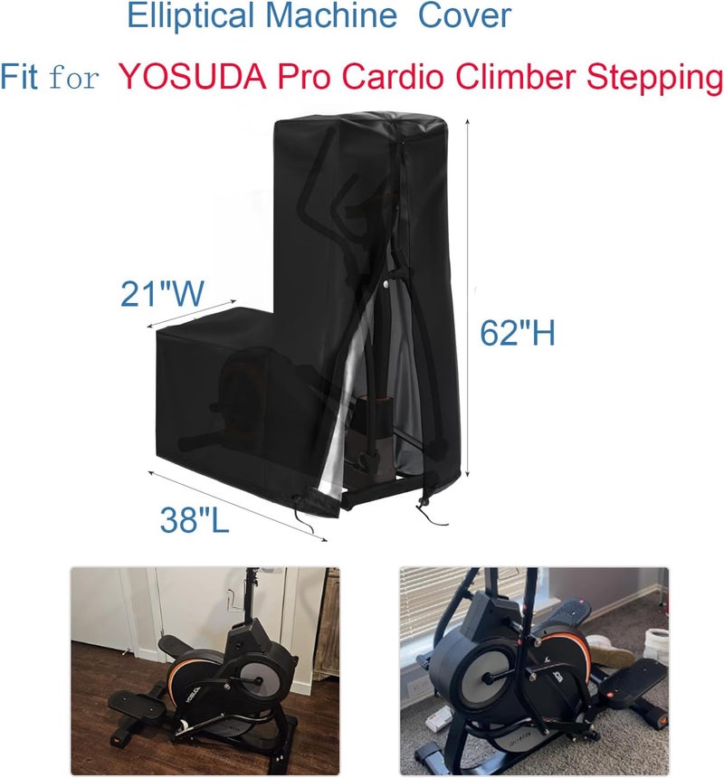Aidetech Elliptical Exercise Machine Cover - Dust-Proof & Waterproof Trainer Protective Cover for Home Use - Image 2